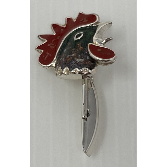 Rooster Cufflinks 925 STERLING SILVER Fratelli Peruzzi Handcrafted in Italy - Picture 11 of 16